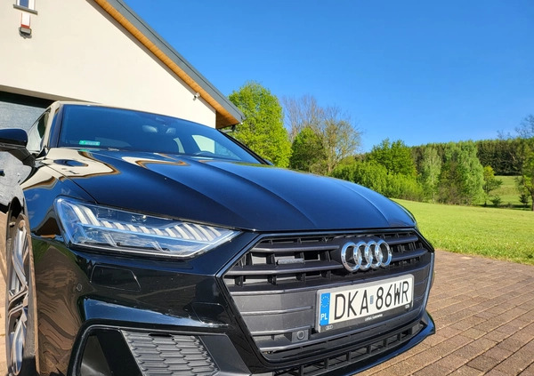 Audi A7 cena 187000 przebieg: 37700, rok produkcji 2019 z Tuchola małe 154